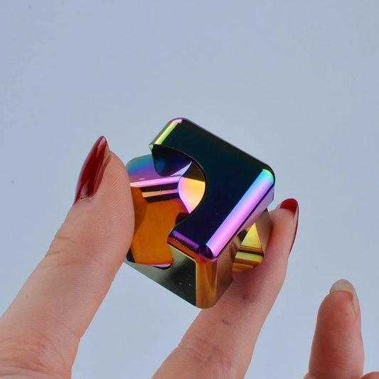 Square Decompression Spinning Top